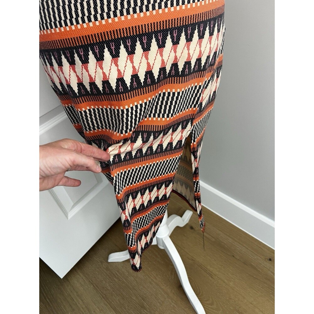 Shein Colorful Geometric Print Slim Fit Midi Sleeveless Dress Size Large - Picture 3 of 5